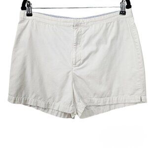 Tommy Hilfiger High Waist Chino Cotton White Shorts